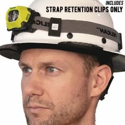 Promo 🛒 Accessories Black Jack Industrial Helmet Strap Retention System Clips | For Headlamps ❤️ -Brightguy Online Shop BlackJack Helmet Strap Retention System BJi001 2 2