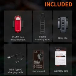 Deals ✨ Cycling Flashlights And Headlamps Fenix BC05R V2.0 Bike Light | 15 Lumens 🎁 -Brightguy Online Shop Fenix BC05R V2 Bike Light 8 600x600 1
