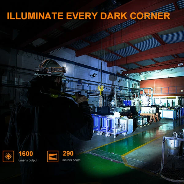 New ๐ฏ Automotive Repair Flashlights Fenix HP25R V2.0 USB-C Rechargeable Headlamp | 1600 Lumens ๐ 5 New ๐ฏ Automotive Repair Flashlights Fenix HP25R V2.0 USB-C Rechargeable Headlamp | 1600 Lumens ๐ - Image 3