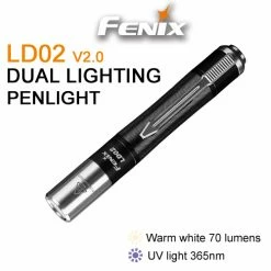 Budget 👍 Camping Fenix LD02 V.2 Flashlight With Neutral White And UV LED 🥰