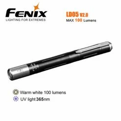 Deals 😉 Automotive Repair Flashlights Fenix LD05 V2.0 Dual Light Penlight | Neutral White Plus UV ⌛