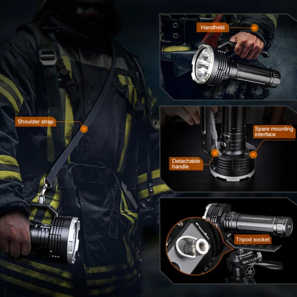 Hot Sale 🤩 Flashlights Fenix LR80R Handheld Search Light | 18,000 Lumens ✨ 7 Hot Sale 🤩 Flashlights Fenix LR80R Handheld Search Light | 18,000 Lumens ✨ - Image 5