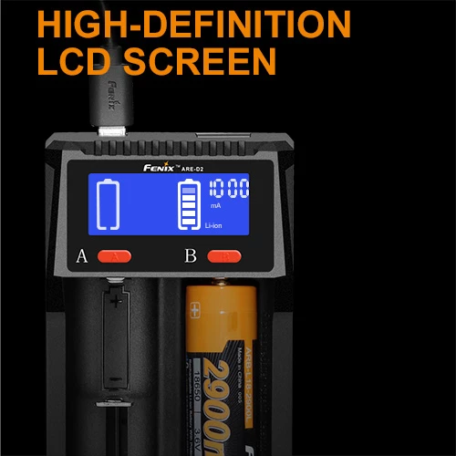 Brand new ๐งจ Accessories Fenix Two Bay Smart Battery Charger, ARE-D2 | Fenix Distributor ๐ฏ 6 Brand new ๐งจ Accessories Fenix Two Bay Smart Battery Charger, ARE-D2 | Fenix Distributor ๐ฏ - Image 4