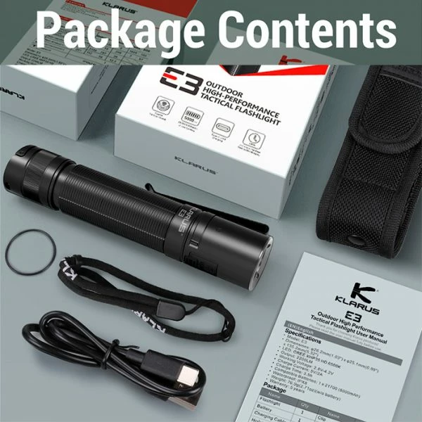 Deals ๐งจ Boating Flashlights Klarus E3 High Performance Flashlight | 2200 Lumens ๐ 5 Deals ๐งจ Boating Flashlights Klarus E3 High Performance Flashlight | 2200 Lumens ๐ - Image 3