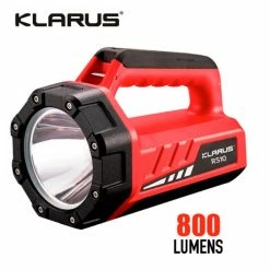 Coupon ๐ Boating Flashlights Klarus RS10 USB-C Rechargeable Spotlight And Floodlight | 800 Lumens ๐