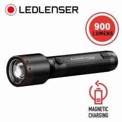 Hot Sale ⌛ Boating Flashlights LEDLenser P6R Core Rechargeable Flashlight | 900 Lumens | Adjustable Focus ✔️