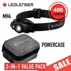Best deal 🎁 Boating Flashlights LEDLenser MH4 Rechargeable Headlamp With Powercase | SALE ⭐