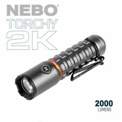 Budget ๐ Automotive Repair Flashlights NEBO Torchy 2K Rechargeable Flashlight | 2000 Lumens ๐