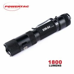 Budget ✔️ Boating Flashlights Powertac® E5R G4 Rechargeable Flashlight | 1800 Lumens 👍