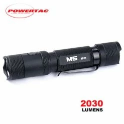 Outlet 🎁 Boating Flashlights Powertac M5 G2 Rechargeable Flashlight | 2,030 Lumens 🥰